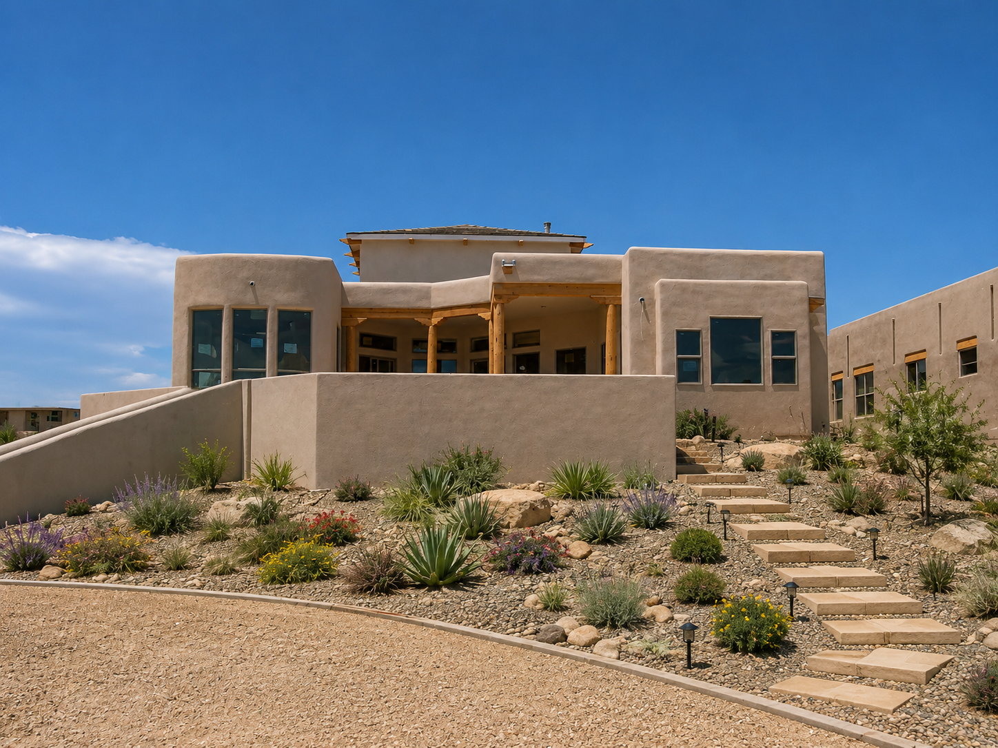 Custom Pueblo Home — after renovation